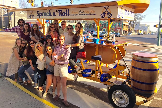 1.5 Hour Private Party Bike Ride in Downtown Memphis - Why this Memphis party bike beats a typical walking tour