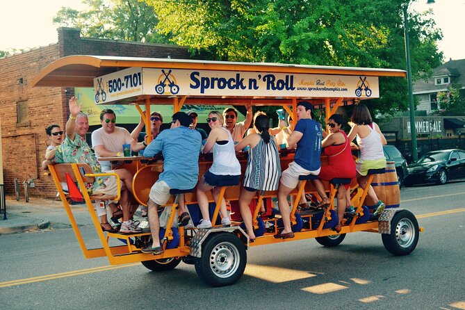 1.5-Hour Public Party Bike Ride in Downtown Memphis - The Route: Beale Street, Lorraine Motel Area, and the Icons You Pass