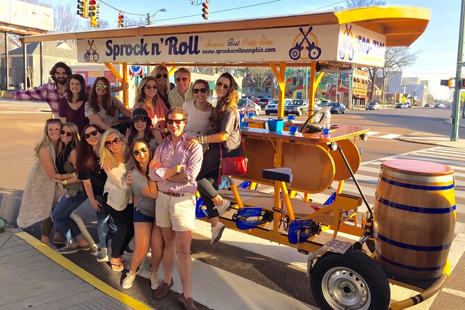 1.5-Hour Public Party Bike Ride in Downtown Memphis - Seats, Music, and the Comfort Reality Check