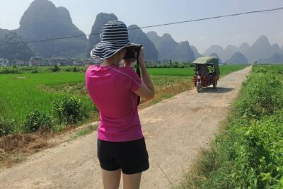 1 Day Yangshuo Countryside Cycling and Yulong bamboo boat Private Tour - Yulong River bamboo rafting: karst scenery with a classic local format