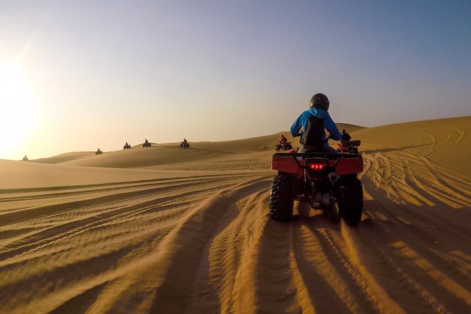 2hr COMBO - 1hr Lie-down Sandboarding and 1hr Quad Bike ride - The quad ride segment: speed, control, and finding the fun lines