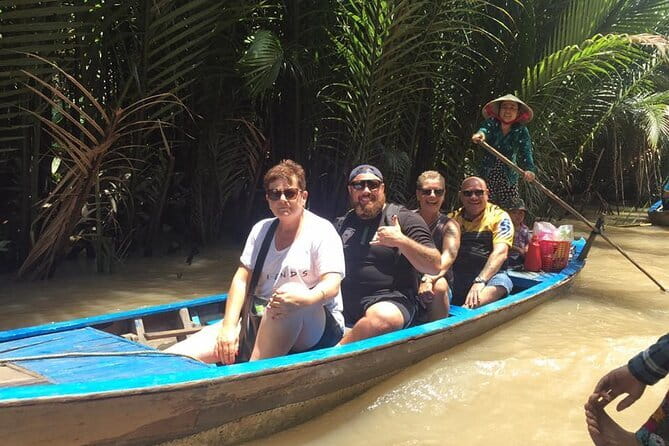 3 Days Cycling Mekong Delta - Day 3: Cai Rang Floating Market and boat-to-boat trading scenes