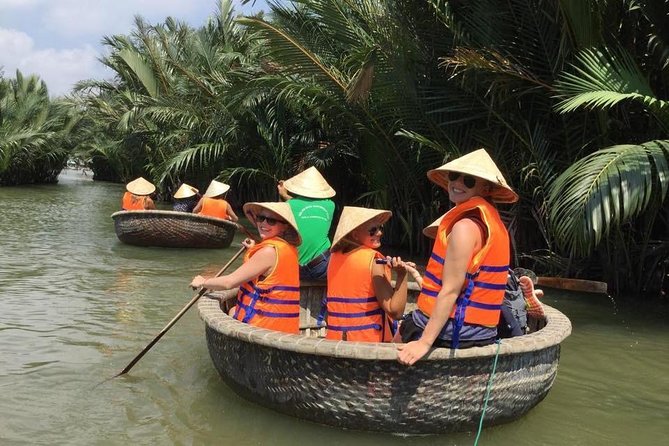 5-Hour Discovery Countryside by Cycling, Buffalo and Basket Boat - Cycling to Cam Thanh: rice paddies, shrimp farms, and field-side stops