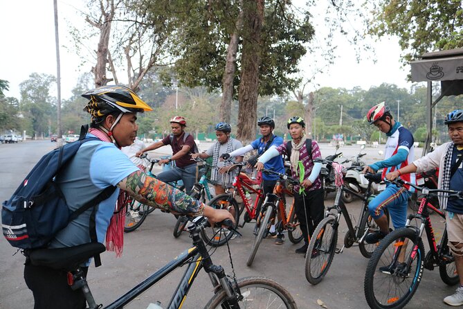 Angkor Sunrise Expedition Cycling Through Serene Backroads - Bayon faces, then the ride back to Siem Reap comfort