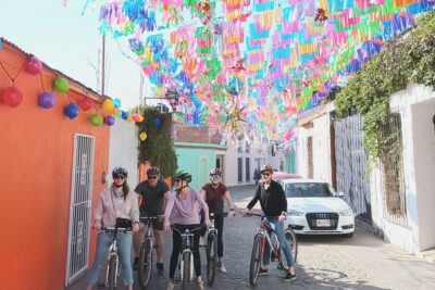Bicycle Tour through Oaxaca learning about its Urban Art and History - Jalatlaco: murals, Day of the Dead energy, and the photo-friendly alleys