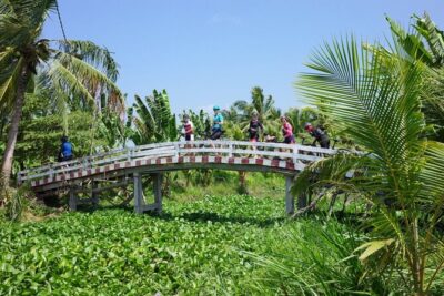 Bike And Boat Mekong Delta Cycling Tour - Long An Province: coffee, prep, and the first rural scenes