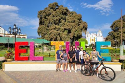 Bike Ride to the Largest Tree in the World - Stop 2 at Santa María del Tule: The massive tree and garden time