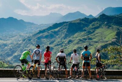 Colombia cycling trip - Into Antioquia coffee country: Cerro Tusa, the Cauca River, and climbing toward coffee farms