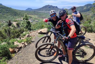 E-bike Ride at Chinyero Natural Reserve - on premium bikes - Climbing From Almond Trees to the 1909 Lava Stopping Point