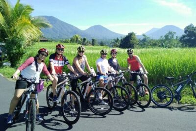 Electric bicycle tour in Jatiluwih UNESCO site - E-Bike setup and the assist: how easy it really is