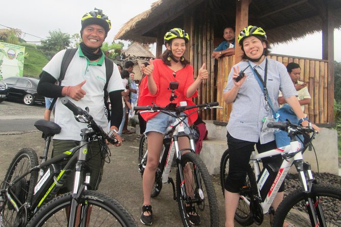 Electric bicycle tour in Jatiluwih UNESCO site - Bamboo forest, jungle edges, and water sounds along the route