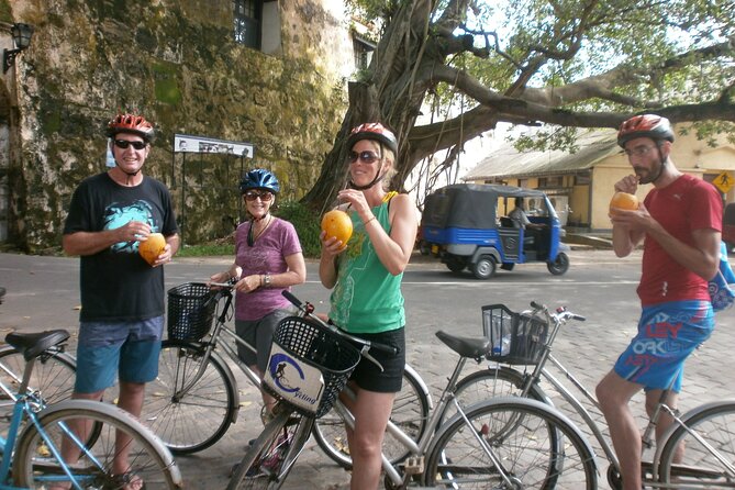 Galle Fort and City Cycling Tour - Choice of E-Bike or Manual - Dewata beach stop and the view of Galle beyond the walls