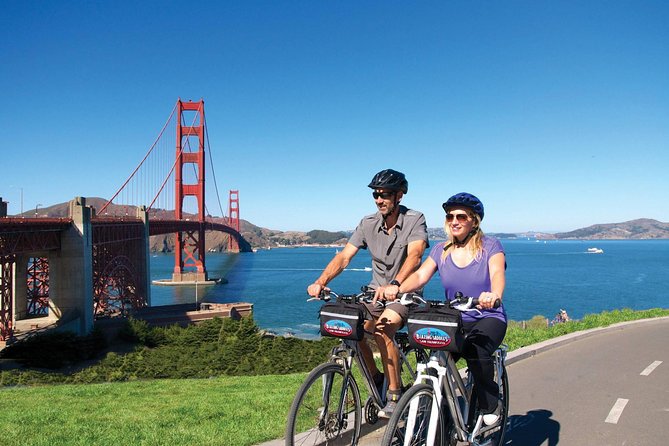 Golden Gate Bridge Guided Bicycle Tour with Lunch at Local Hotspot - Crissy Field, the Presidio, and Bay Trail riding to the bridge