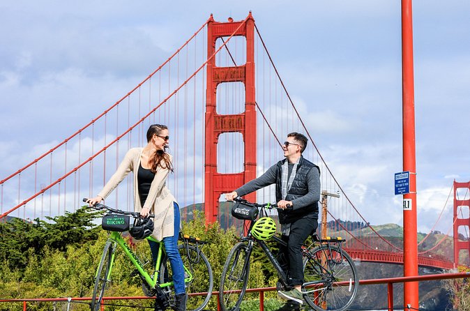 Golden Gate Bridge to Sausalito Bike Rental - Using the color-coded map and getting route advice