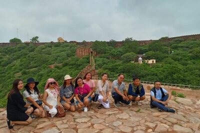 Guided Nahargarh Bicycle Tour with Food Tasting - Nahargarh Fort: spiral hill paths, chaukis, and sunrise colors