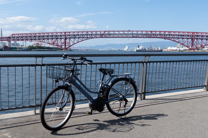 Half day Osaka Bay Area Cycling with E-Assist Bicycle Tour - Shinkizugawa Bridge Photos: Tennoji and the Ikoma Mountains in One View