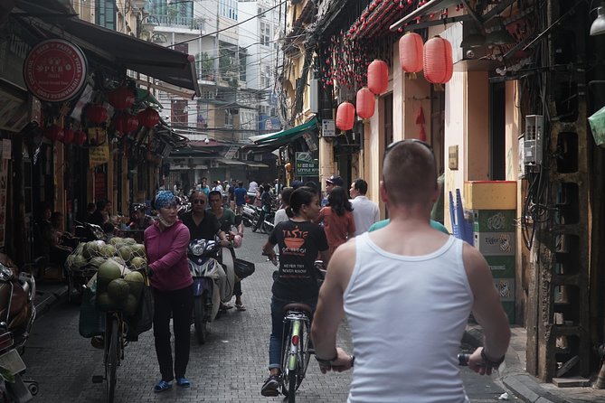 Hanoi Backstreet Bicycle Tour - Long Bien Bridge to the Red River farming area and floating village