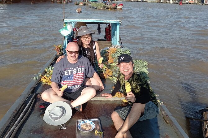 HCM: 2-Day Mekong Delta Floating Market with Cooking & Bike Ride - Rowboat on the small canal: the one part that feels most hands-on