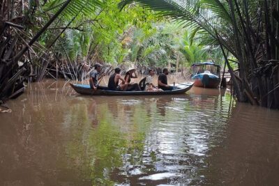 HCM: 2-Day Mekong Delta Floating Market with Cooking & Bike Ride - Coconut candy, fruit gardens, and a very “South Vietnam” tasting lineup