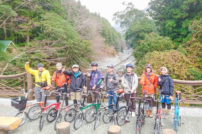 Iya Valley BROMPTON Slow Cycling Tour - Stop 1: Iya Kazura Bridge and the Plant-Craft Thrill