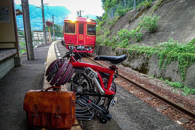 Iya Valley BROMPTON Slow Cycling Tour - Stop 3: Biwa Waterfall and a Quick Cool-Down