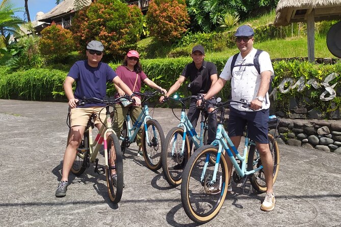 Jatiluwih E-bikes Tour Cycling Group - Stop 1: Jatiluwih Green Land and the irrigation system you can understand