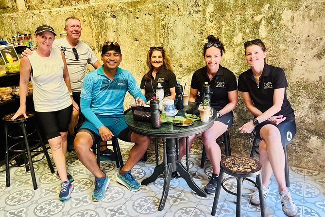 Khao Lak Old Town Cycling Adventure - Crossing the Iron Bridge and pausing at the golden pagoda