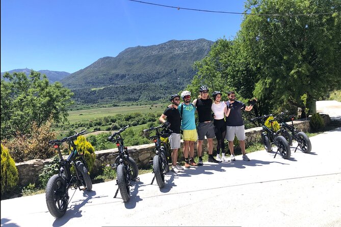 Lefkada: Mountain Gems Electric Fat Bicycle Tour & Tasting - Back to Karya: Cool Shade, Downhill Cobblestones, and Coffee with Meze