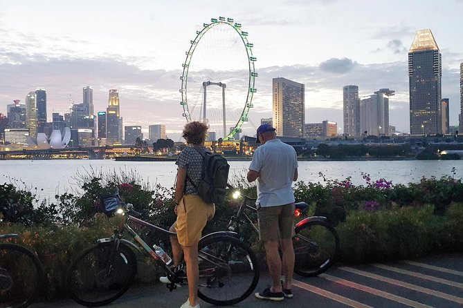 Marina Bay Night Cycling Tour - Lockers, Helmet, Poncho, and Water: Included Comfort That Matters