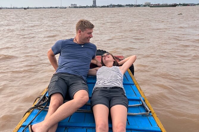 Mekong Day Trip Explore Village Bicycle CookingClass Group 12 Pax - Ben Luc and the Family Tiny Garden: biking past fruit and rice fields