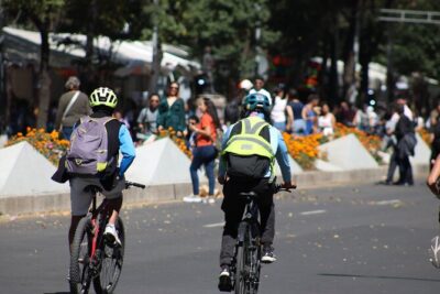 Mexico City Bike Rental - Angel of Independence Area - Where you meet and how the pickup feels