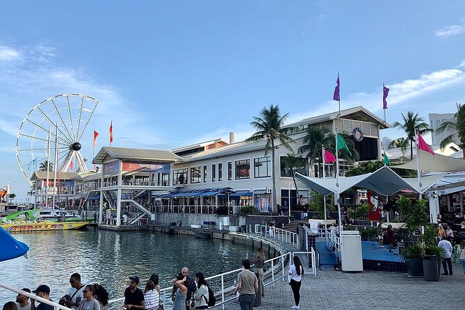 Miami City and Boat Tour Little Havana Included Plus FREE Bike Rental in SoBe - Biscayne Bay boat cruise: skyline views and man-made islands