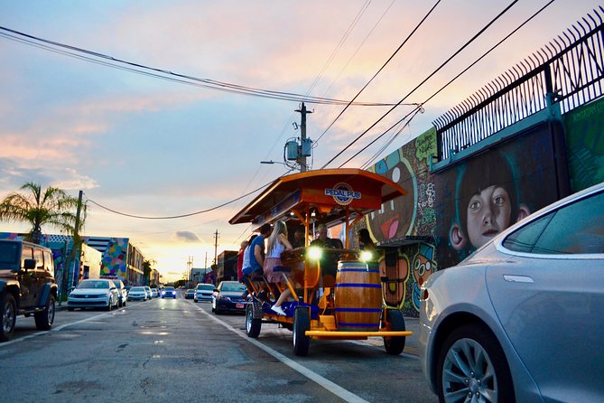 Miami Pedal Pub: Arts District Party Bike Pub Crawl - Wynwood on a bike: why this works better than a regular crawl