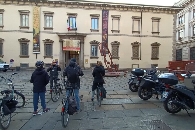 Milan: Bicycle Tour Live Tourist Guide 3 hours and half - Duomo from the outside, Galleria on the move