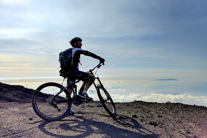 Mt. Etna Cycling to the Top small group - The Descent and Adrenaline: Valley Bove and Torre del Filosofo