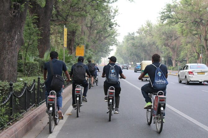 New Delhi Bicycle Tour - Meeting at Connaught Place (Near Rajiv Chowk) and Getting Your Bike