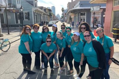 New Orleans Heart of the City Bicycle Tour - The early ride: Mississippi River views and Jackson Square context