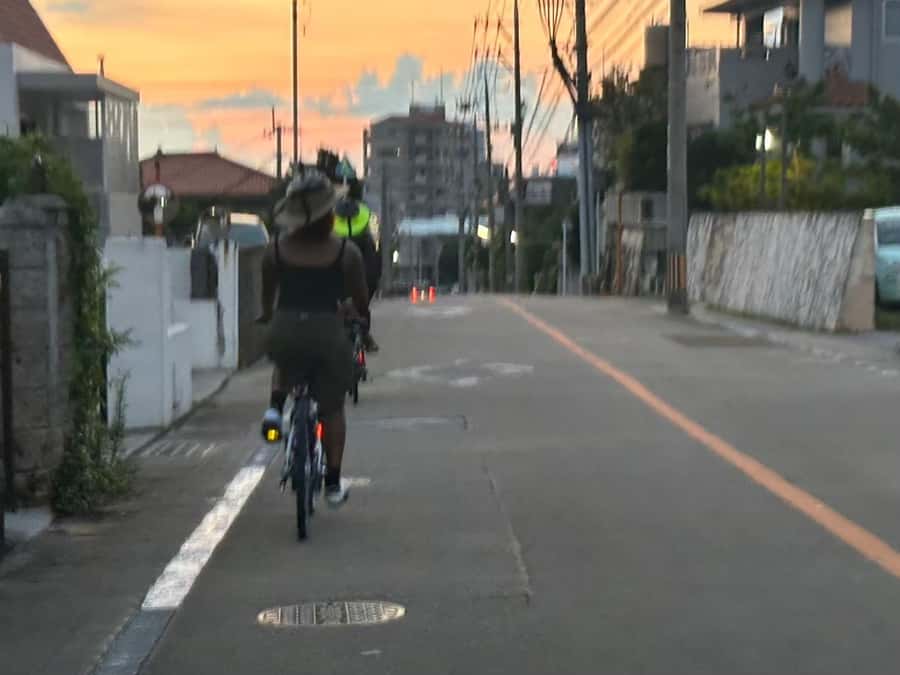 Okinawa: Afternoon Cycling Tour with Local Guide - Entering Shuri Castle town: cobblestones, temples, and sacred lanes