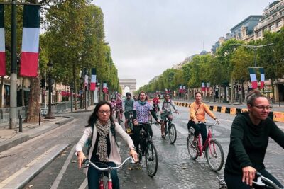 Paris Tour de France Bike Ride - Meeting at Unlimited Biking and getting comfortable fast