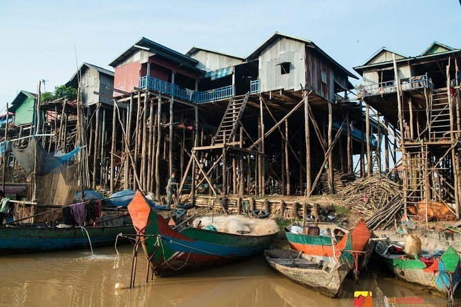 Phnom Krom for Sunset Cycling Tour - The countryside stretch: markets, rice paddies, and daily life