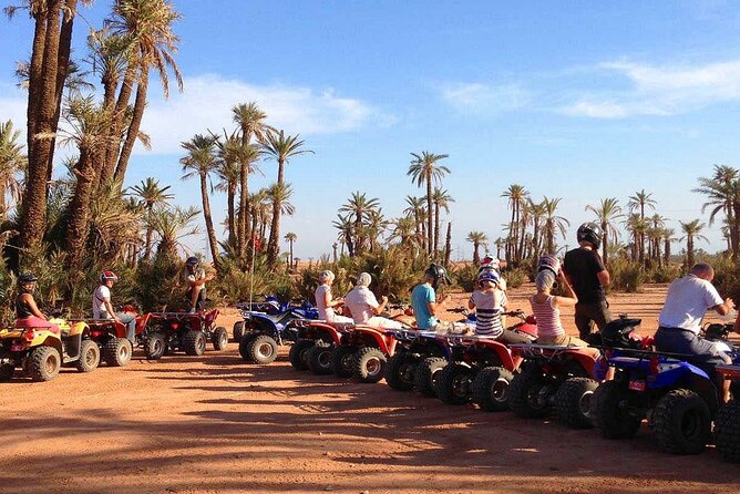 Quad bike ride palm grove Desert of Marrakech mountain bike - Small Group Limits and Guides Who Actually Watch the Line
