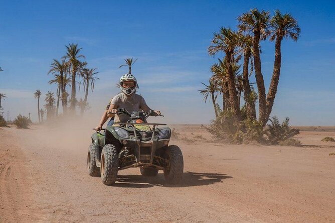 Quad bike ride palm grove Desert of Marrakech mountain bike - Tea With a Berber Family: The Stop That Makes the Tour Worth It