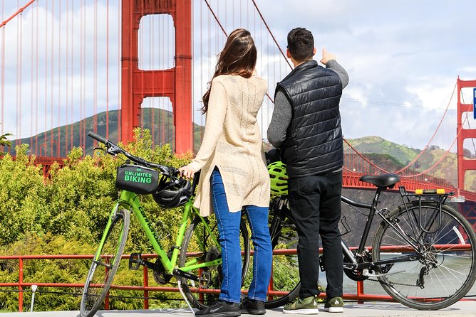 San Francisco Bike Rental - Gear that matters: helmet, lock, basket, and the color-coded map