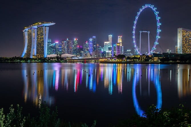 Singapore Beach City Cycling Tour - Marina Bay Sands area and the Merlion Park finish
