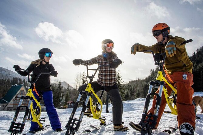Ski Bike Rental in South Lake Tahoe - The Gear You Rent: SkiByk SB100 and What Full Suspension Means