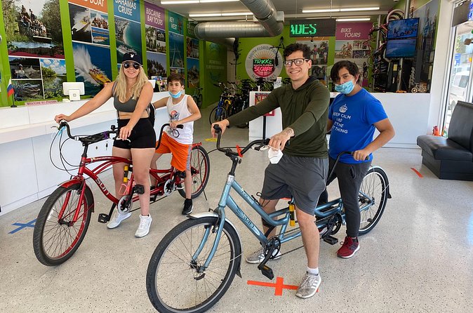 South Beach Tandem Bike Rental - Price and value: $53.50 for up to 2, plus what’s actually included