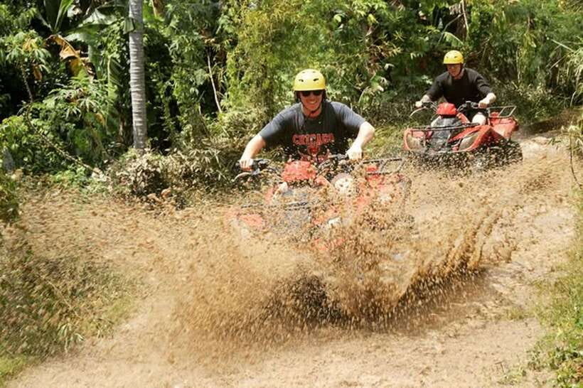 Ubud: Barong Face Cave ATV Quad Bike Ride With Lunch - Key highlights you’ll remember