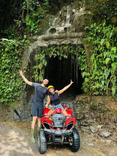 Ubud: Barong Face Cave ATV Quad Bike Ride With Lunch - Pickup, drop-off, and how the day stays organized