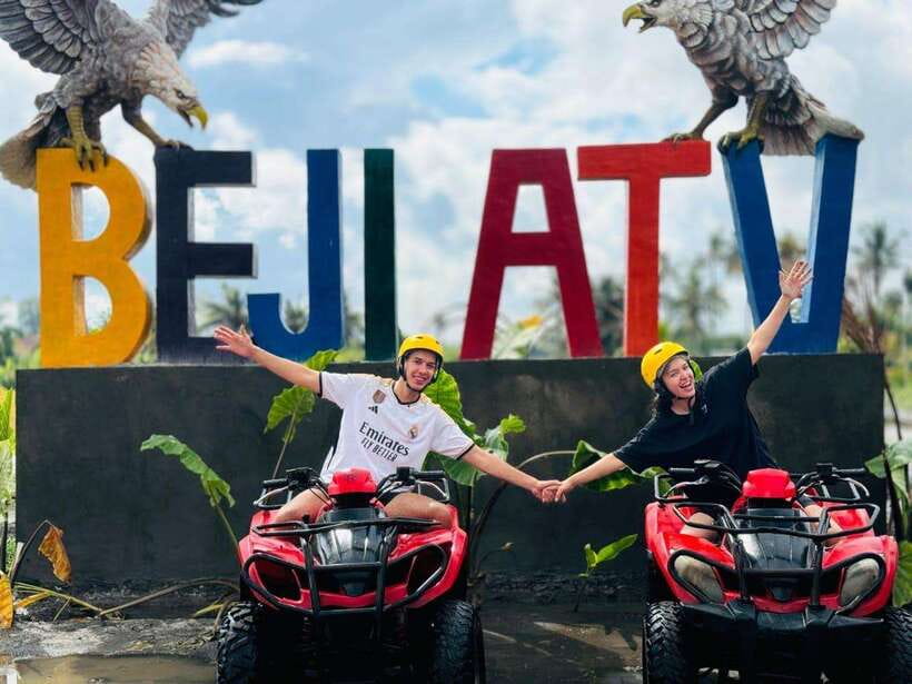 Ubud: Barong Face Cave ATV Quad Bike Ride With Lunch - The Beji River Adventure Bali stop: 1.5 hours of quad fun