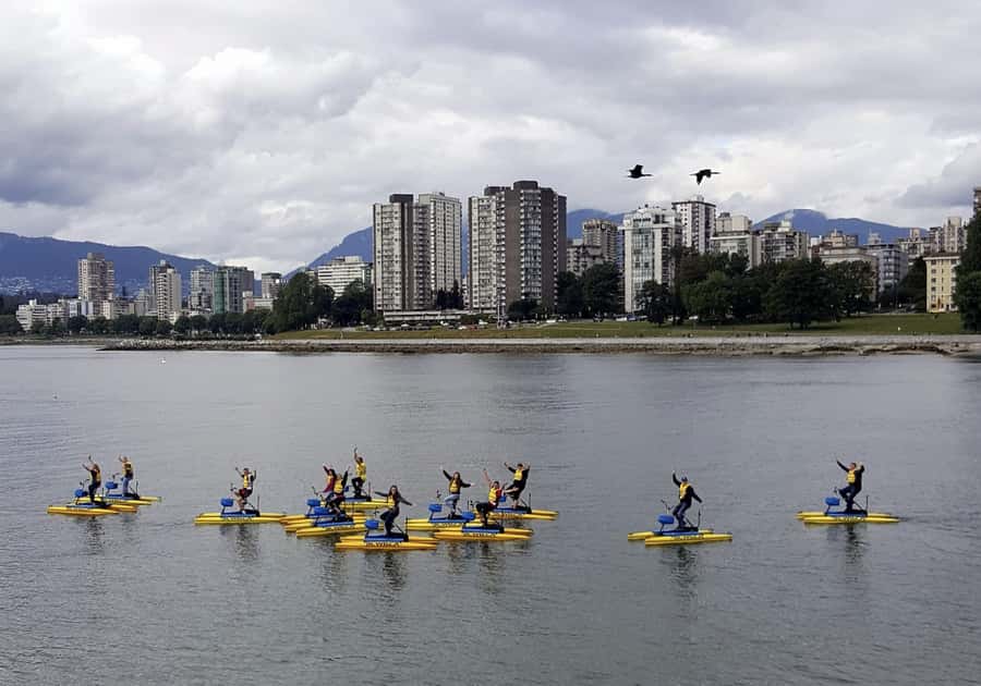 Vancouver: Water Bike Rental in False Creek - Vanier Park Launch: Finding the Blue Tent and Getting Ready